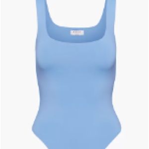 Azurine blue contour bodysuit